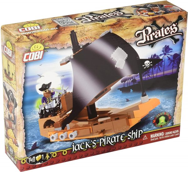 sørøver pirat skib lego cobi samlesæt
